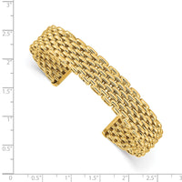 Thumbnail for 14K Polished Cuff Bangle