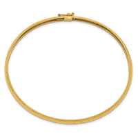 Thumbnail for 14k Textured Flexible Bangle