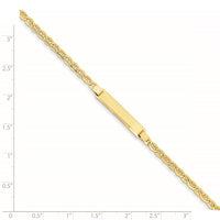 Thumbnail for 14k Semi-solid Anchor Link ID Bracelet