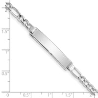 Thumbnail for 14k Semi-solid Figaro ID Bracelet