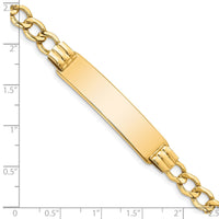 Thumbnail for 14k Semi-Solid Curb Link 5.9mm ID Bracelet