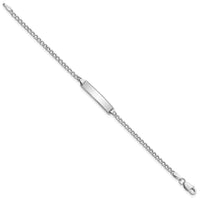 Thumbnail for 14k Semi-Solid Polished Cuban ID Bracelet