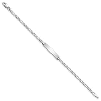 Thumbnail for 14k Semi-Solid Polished Figaro ID Bracelet