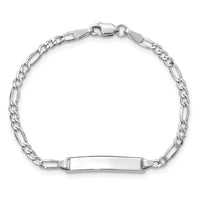 Thumbnail for 14k Semi-Solid Polished Figaro ID Bracelet