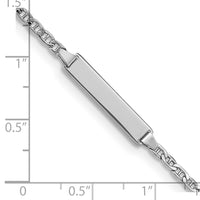 Thumbnail for 14k Semi-Solid Polished Anchor  ID Bracelet