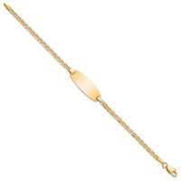 Thumbnail for 14k Semi-Solid Oval Anchor ID Bracelet