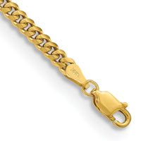 Thumbnail for 14k 3.5mm Solid Miami Cuban Chain