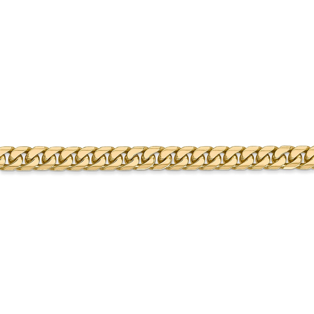14k 4.3mm Solid Miami Cuban Chain