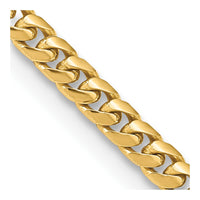 Thumbnail for 14k 4.3mm Solid Miami Cuban Chain