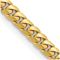 Thumbnail for 14k 5mm Solid Miami Cuban Chain
