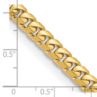 Thumbnail for 14k 5.5mm Solid Miami Cuban Chain