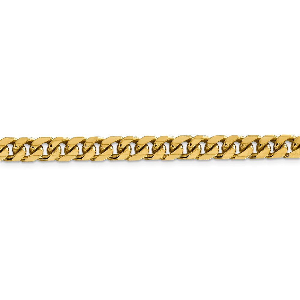 14k 6.25mm Solid Miami Cuban Chain
