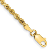 Thumbnail for 14k 3mm Semi-solid D/C Rope Chain