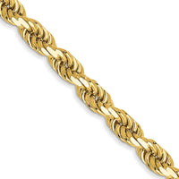 Thumbnail for 14k 3.5mm Semi-solid D/C Rope Chain