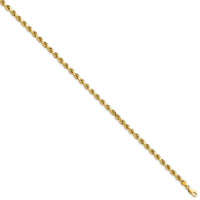 Thumbnail for 14k 4mm Semi-solid D/C Rope Chain