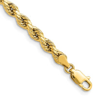 Thumbnail for 14k 4mm Semi-solid D/C Rope Chain