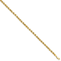 Thumbnail for 14k 4.9mm Semi-solid D/C Rope Chain