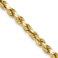 Thumbnail for 14k 4.9mm Semi-solid D/C Rope Chain