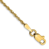 Thumbnail for 14k 1.5mm Diamond-cut Extra-Light Rope Chain