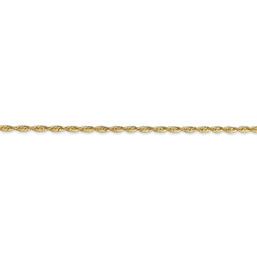 14k 1.8mm Extra-Light D/C Rope Chain