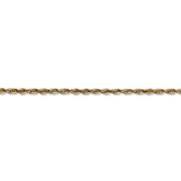 Thumbnail for 14k 2.5mm Extra-Light D/C Rope Chain