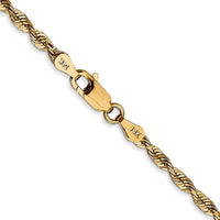 Thumbnail for 14k 2.75mm Extra-Light D/C Rope Chain