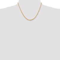 Thumbnail for 14k 2.75mm Extra-Light D/C Rope Chain