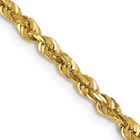 Thumbnail for 14k 2.75mm Extra-Light D/C Rope Chain