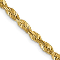 Thumbnail for 14k 4mm Extra-Light D/C Rope Chain