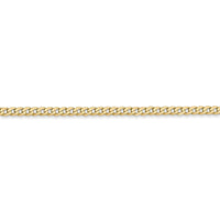 Thumbnail for 14k 2.2mm Flat Beveled Curb Chain