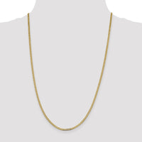 Thumbnail for 14k 2.3mm Flat Beveled Curb Chain