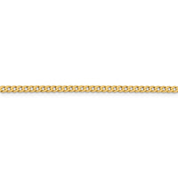 Thumbnail for 14k 2.3mm Flat Beveled Curb Chain
