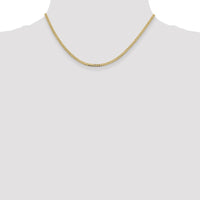 Thumbnail for 14k 2.3mm Flat Beveled Curb Chain