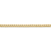Thumbnail for 14k 2.9mm Flat Beveled Curb Chain