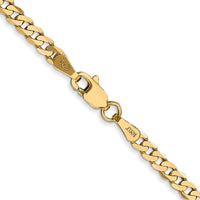 Thumbnail for 14k 2.9mm Flat Beveled Curb Chain