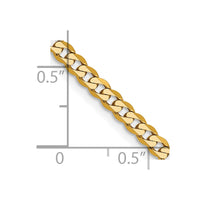 Thumbnail for 14k 2.9mm Flat Beveled Curb Chain