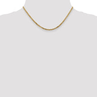 Thumbnail for 14k 2.9mm Flat Beveled Curb Chain