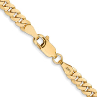 Thumbnail for 14k 3.9mm Flat Beveled Curb Chain