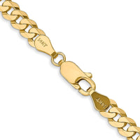 Thumbnail for 14k 4.75mm Flat Beveled Curb Chain