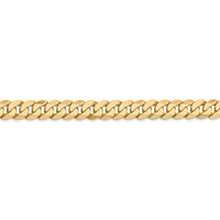 Thumbnail for 14k 6.25mm Flat Beveled Curb Chain