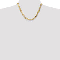 Thumbnail for 14k 7.25mm Flat Beveled Curb Chain