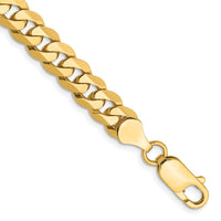 Thumbnail for 14k 7.25mm Flat Beveled Curb Chain