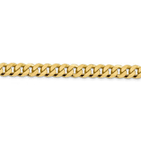 Thumbnail for 14k 8.5mm Flat Beveled Curb Chain