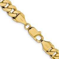 Thumbnail for 14k 8.5mm Flat Beveled Curb Chain