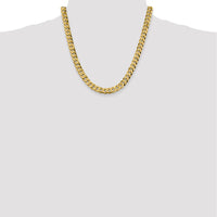 Thumbnail for 14k 8.5mm Flat Beveled Curb Chain