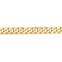 Thumbnail for 14k 9.5mm Flat Beveled Curb Chain