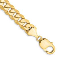 Thumbnail for 14k 9.5mm Flat Beveled Curb Chain
