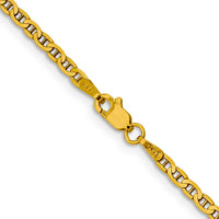 Thumbnail for 14k 2.4mm Concave Anchor Chain