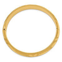 Thumbnail for 14k 9/16 Florentine Engraved Hinged Bangle Bracelet
