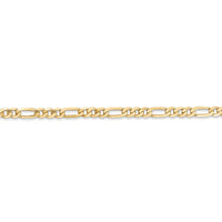 Thumbnail for 14k 3mm Flat Figaro Chain